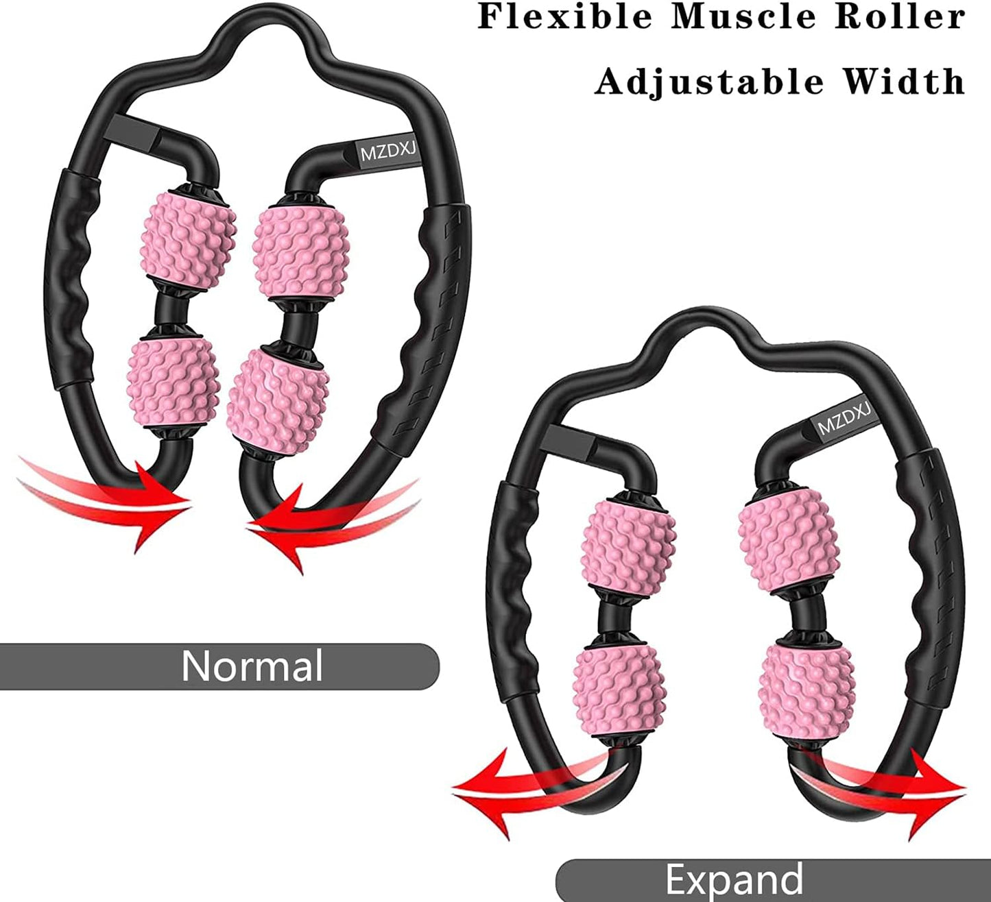 Cellulite Massage Tool Deep Fascia Massager & Dimpled Skin Remover for Legs - Anti-Cellulite Roller Tech with Lymphatic Drainage, Smooth Skin & Pain Relief for Thighs & Buttocks Sculpting