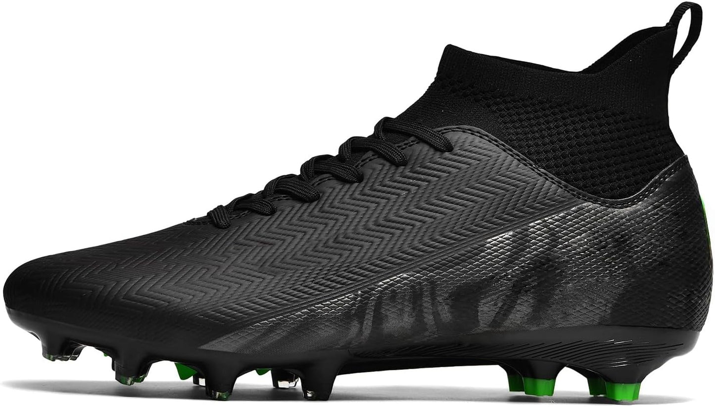 Indoor Soccer Cleats Mens Womens Turf Soccer Cleats Wide Socer Shoes FG AG TF High Ankle Football Boots