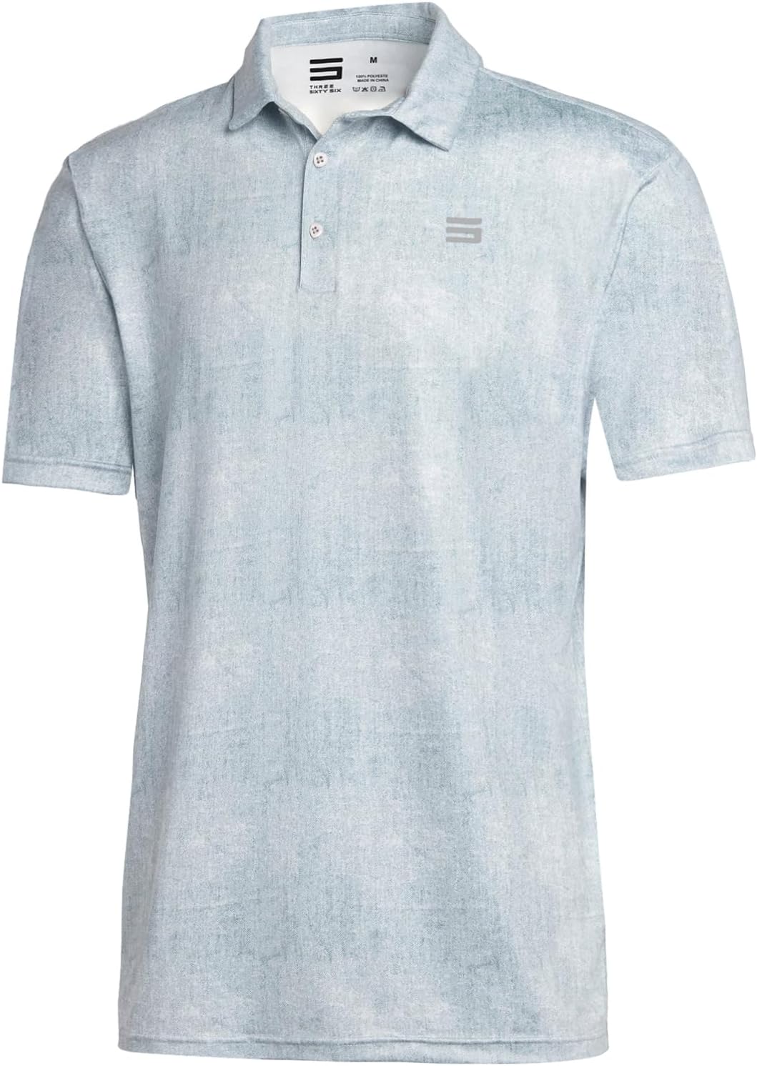 Three Sixty Six Golf Shirts for Men - Dry Fit Short-Sleeve Polo, Athletic Casual Collared T-Shirt