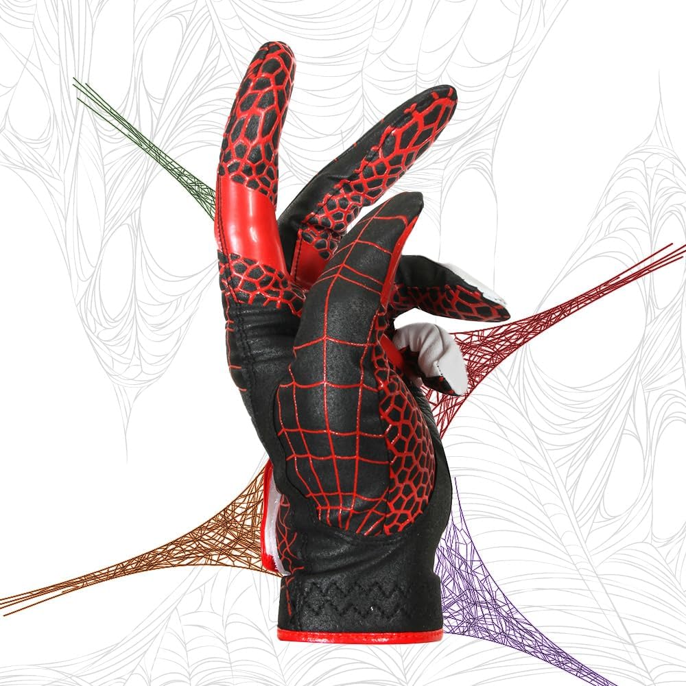 J&S Sporting Spider Grip Nonslip Golf Gloves for Men, Mens Golf Glove for Right Handed Golfer