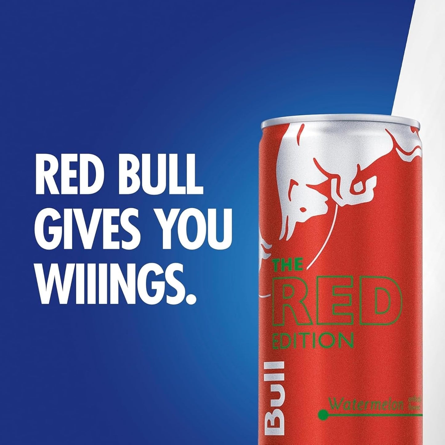 Red Bull Red Edition Energy Drink, Watermelon, with 80mg Caffeine plus Taurine & B Vitamins, 8.4 Fl Oz, 6 Packs of 4 Cans (Pack of 24)