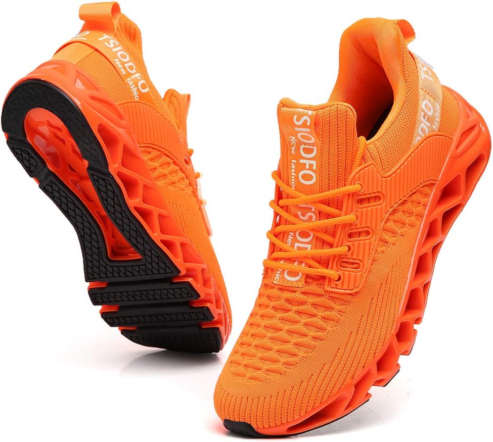 TSIODFO Men Sneakers Fashion Sport Running Athletic Tennis Walking Shoes