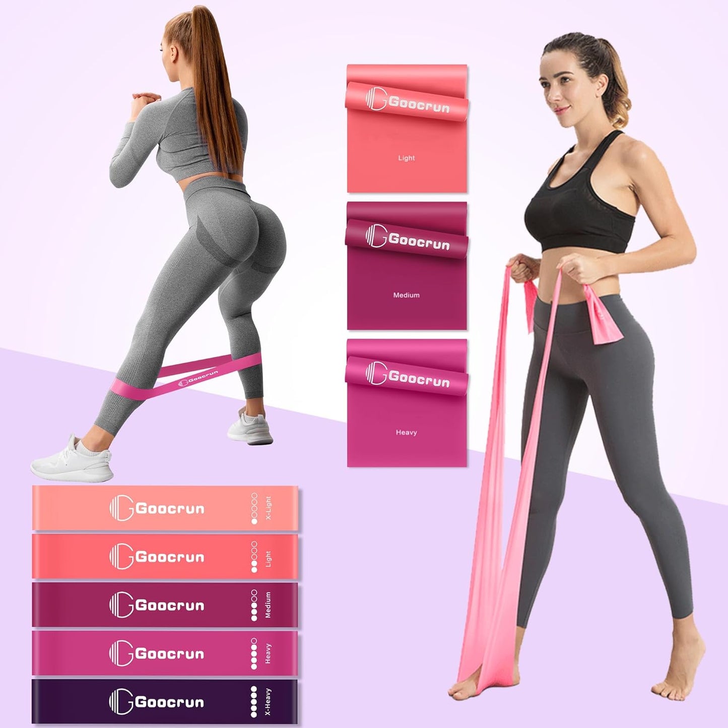 Pilates Ring Set Exercise Equipment with Exercise Bands Resistance Bands Set, Pilates Ball, Sliding Disks – Workout Equipment Home Gym Includes Complete Fitness Poster