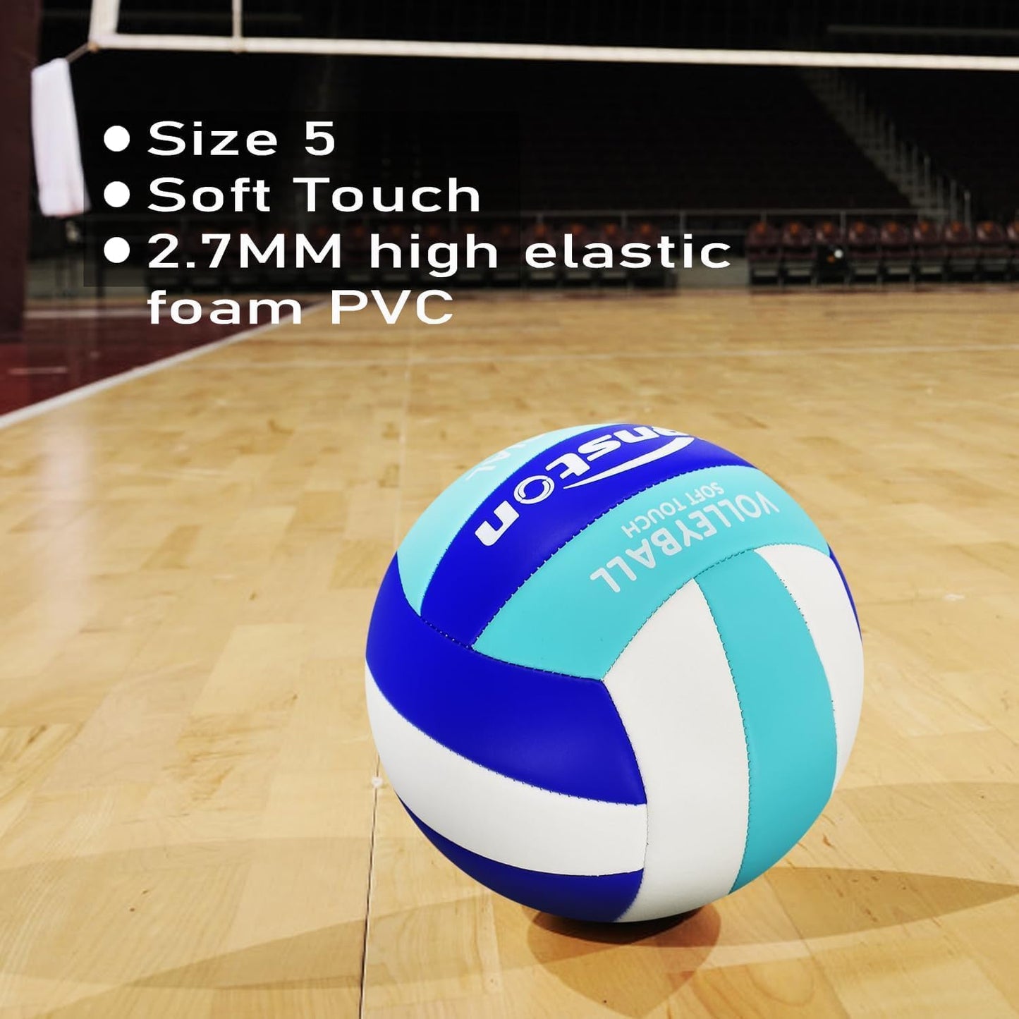 Senston Volleyball Official Size 5 - Waterproof Indoor/Outdoor Soft Volleyball for Kids Youth Adults,Beach Play, Game,Gym,Training