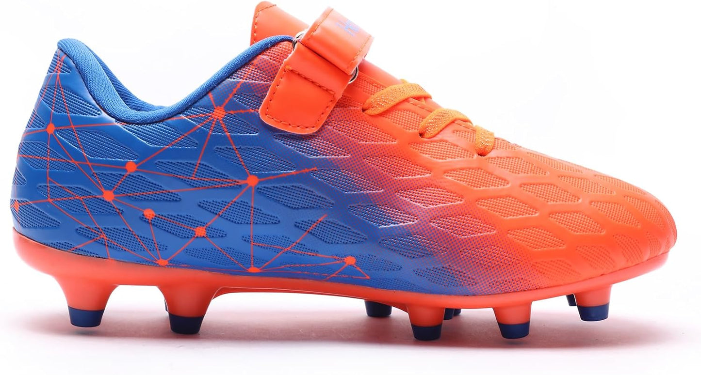 Hanani Boys Soccer Cleats Kids Girls FG/AG Soccer Athletics Sport Shoes Training Shoes Running Shoes Teenager Indoor Outdoor Football Shoes Sneakers for Unisex