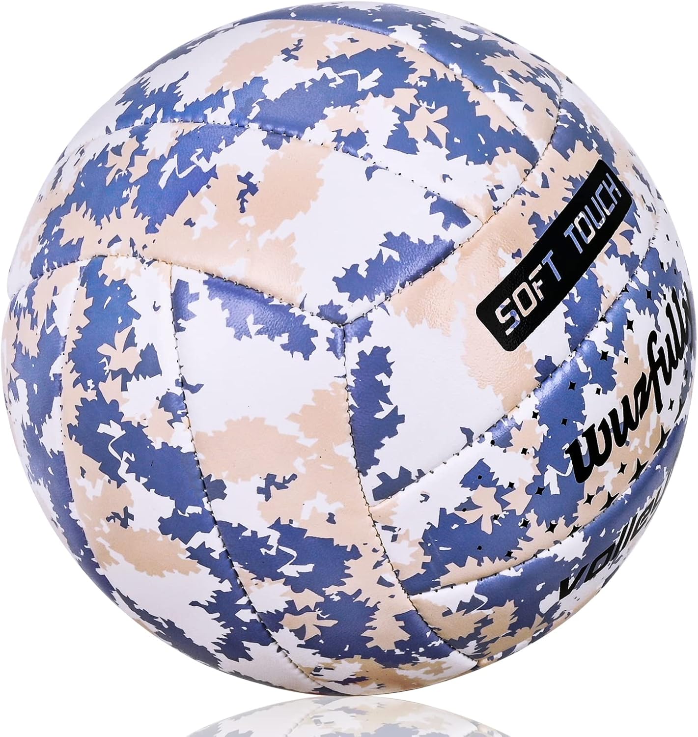 Wuzfully Volleyball Official Size 5,Soft Volleyballs for Backyard Beach Park Play Games Practice Volleyball for Beginner Teenager(Best Gift)