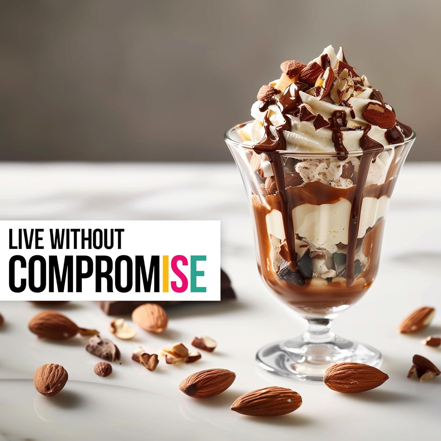 TGB Chocolate Almonds | 1g Net Carb Keto Snack | Gluten Free Low Carb Candy Nuts, 10 Ounces