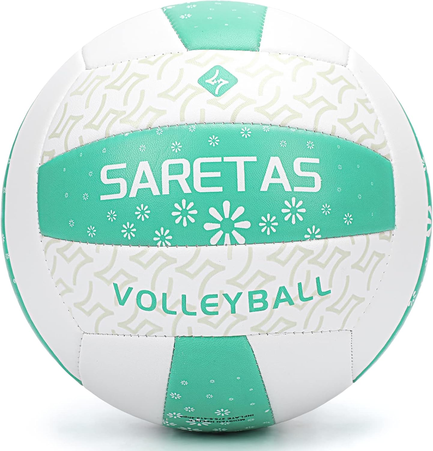 Beach/Water/Sand Volleyballs, Outdoor/Indoor Official Size, Soft Touch Volleyball for Beginners, Cute Volley Ball for Girls/Kids/Youth, Ideal Gifts with Pump for Backyard, Pool, Middle School