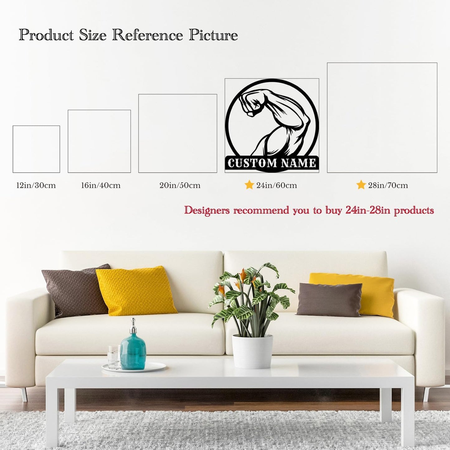 Personalized Metal Gym Sign, Custom Fitness Metal Wall Decor, Body Builder Lovers Gift, Gym Custom Unique Metal Wall Art, fitness room decor, home gym decor, gym wall art (Style-7)