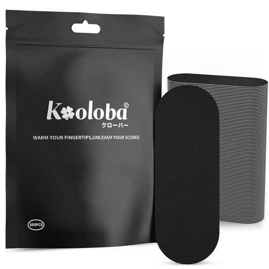 Bowling Tape Bowling Thumb Tape - Sweatproof, Pre Cut, Multiple Colors 100pcs (Black)