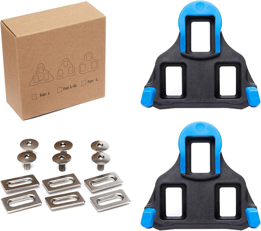 Bike Cleats Compatible with Shimano SPD-SL Locking Cycling Pedals Indoor Cycling & Road Bike Cleats