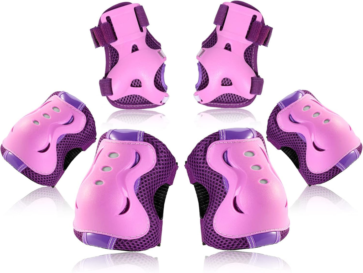 BOSONER Kids/Youth Knee Pad Elbow Pads Guards Protective Gear Set for Roller Skates Cycling BMX Bike Skateboard Inline Skatings Scooter Riding Sports