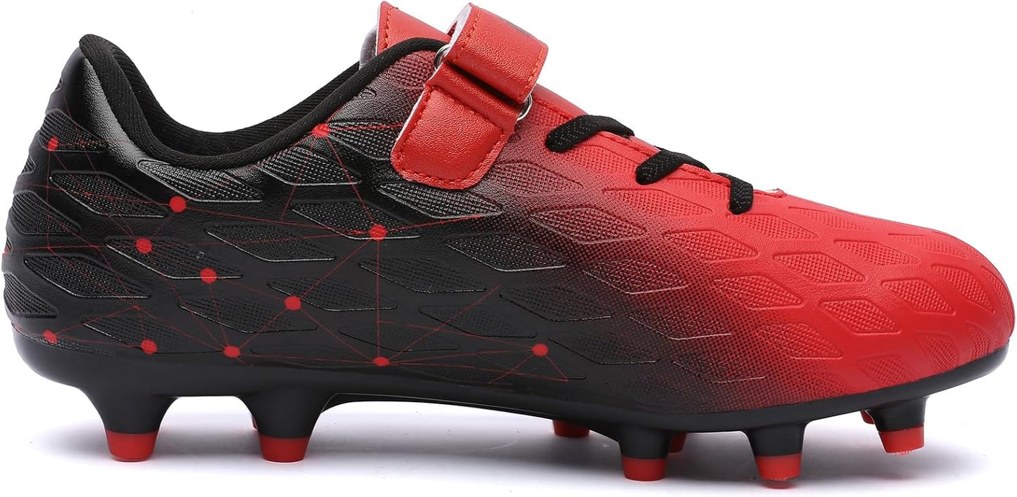 Hanani Boys Soccer Cleats Kids Girls FG/AG Soccer Athletics Sport Shoes Training Shoes Running Shoes Teenager Indoor Outdoor Football Shoes Sneakers for Unisex