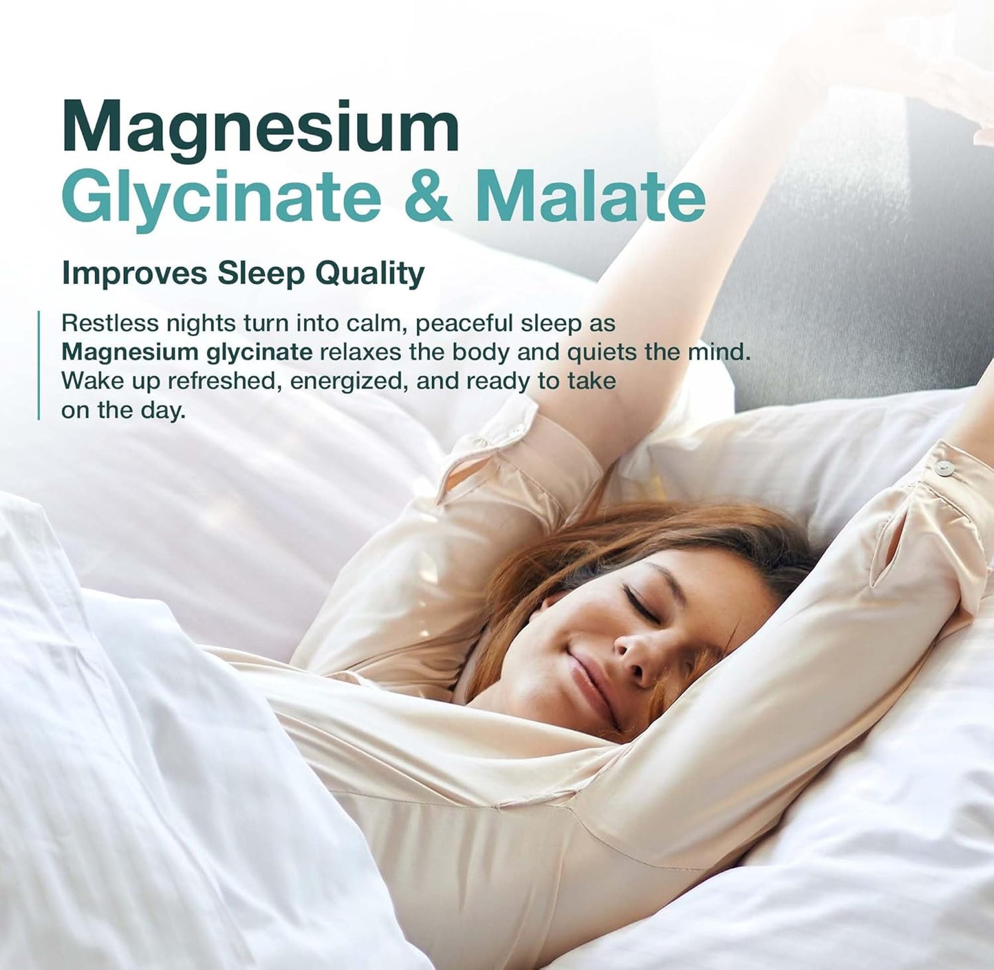 Magnesium Glycinate 750mg | High Absorption Formula for Sleep, Muscle Relaxation & Calm Support | Non-Laxative, Vegan Capsules – Magnesium Supplement for Men & Women – 90 Count