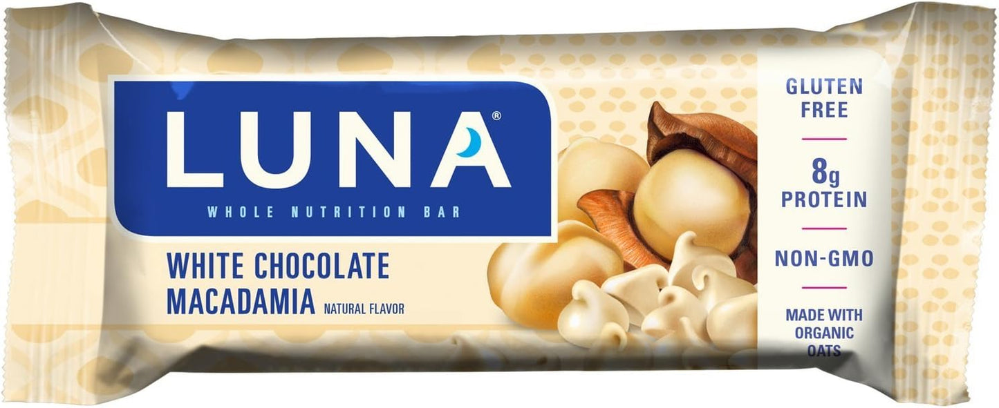 Clif, Bar Luna White Chocolate Macadamia 15 Count, 25.35 Ounce