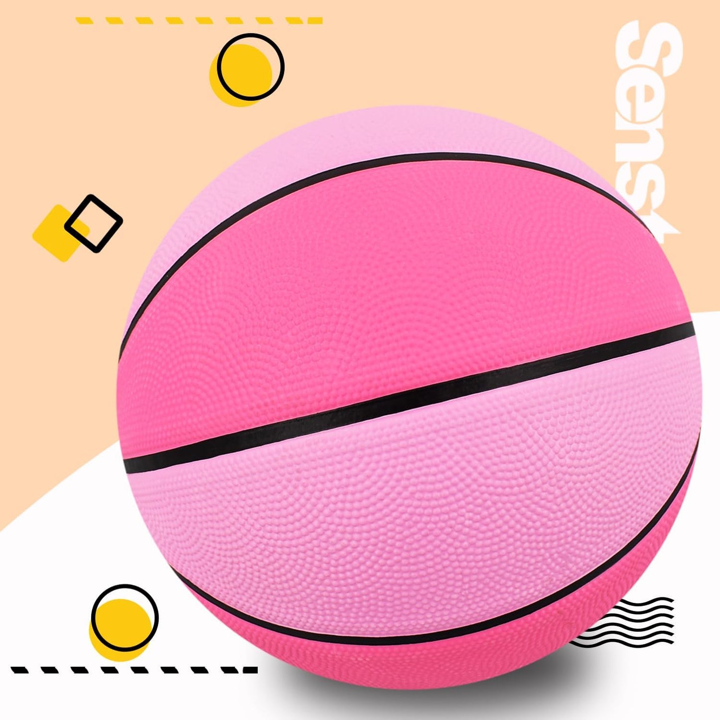 Senston Kids Basketball Balls Size 3/5/7 Basketballs Indoor Outdoor 27.5/29.5 inch Basketball Gifts for Kids/Girls/Boys