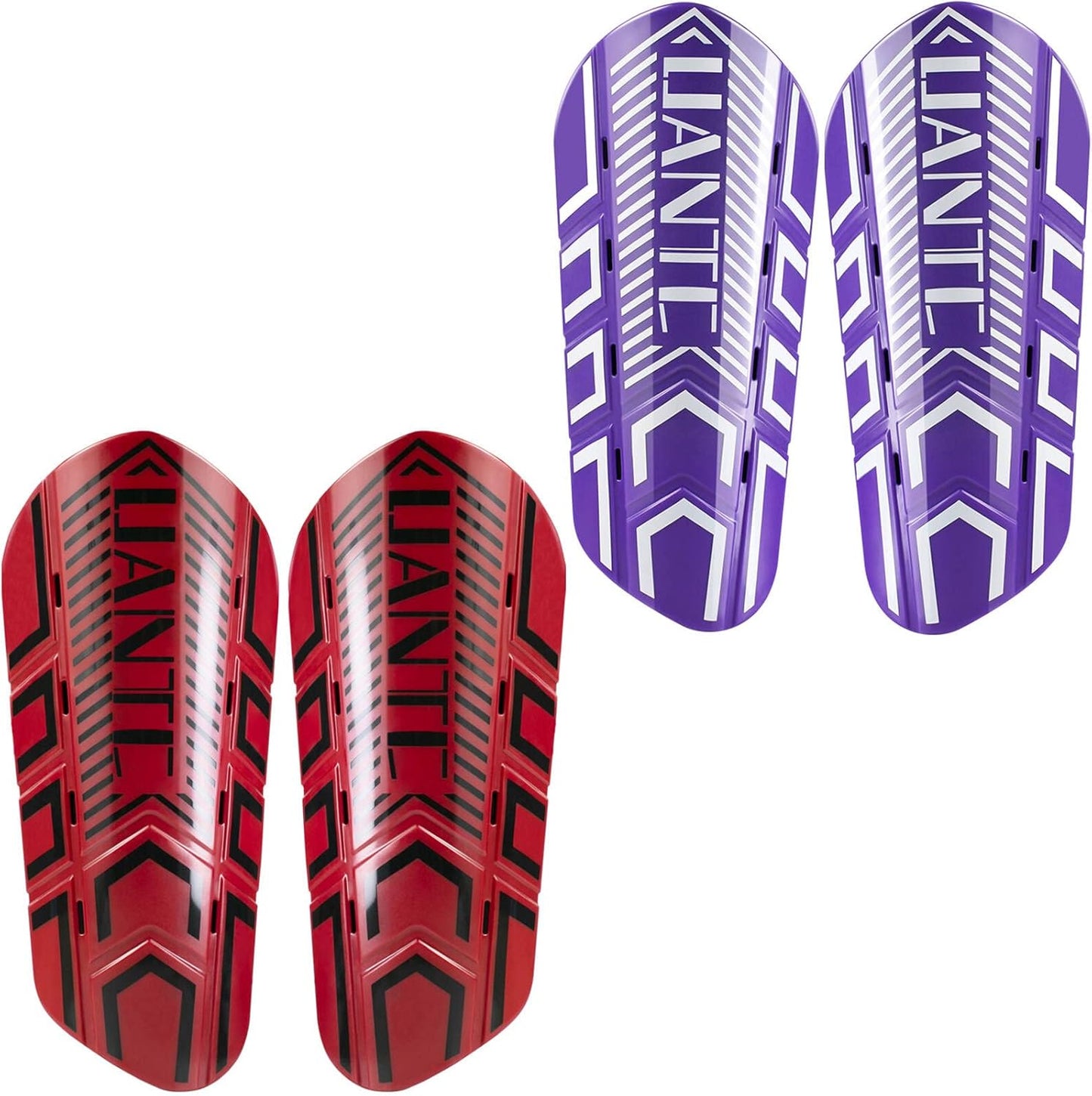 Shin Guards - Soccer Shin Guards with Cushion Protection for Kids/Adults