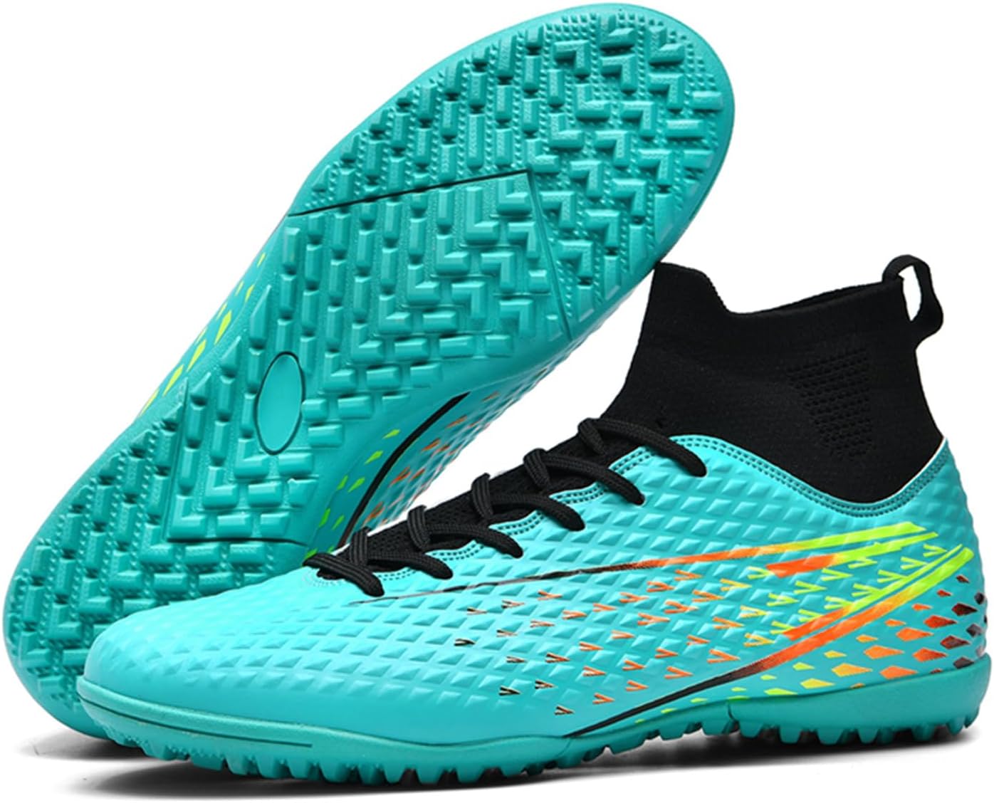 Mens Soccer Cleats Womens Indoor Soccer Shoes Wide Baseball Turf Shoes Adult Youth Rugby Shoes Big Boys Small Spikes AG TF Football Boots