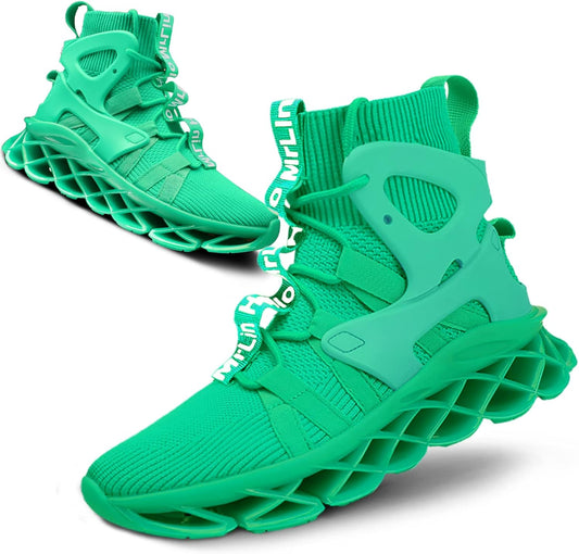 Hello MrLin Men's Running Shoes Non Slip Athletic Tennis Walking Blade Type Sneakers Hip Hop