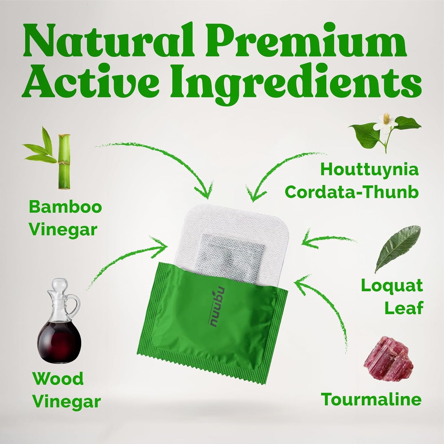 Nuubu | Cleansing Foot Pads | Better Sleep & Foot Care | Premium Japanese Organic Foot Pads with Ginger Powder | Cleanse, Moisturize, Energize (10 Pc)