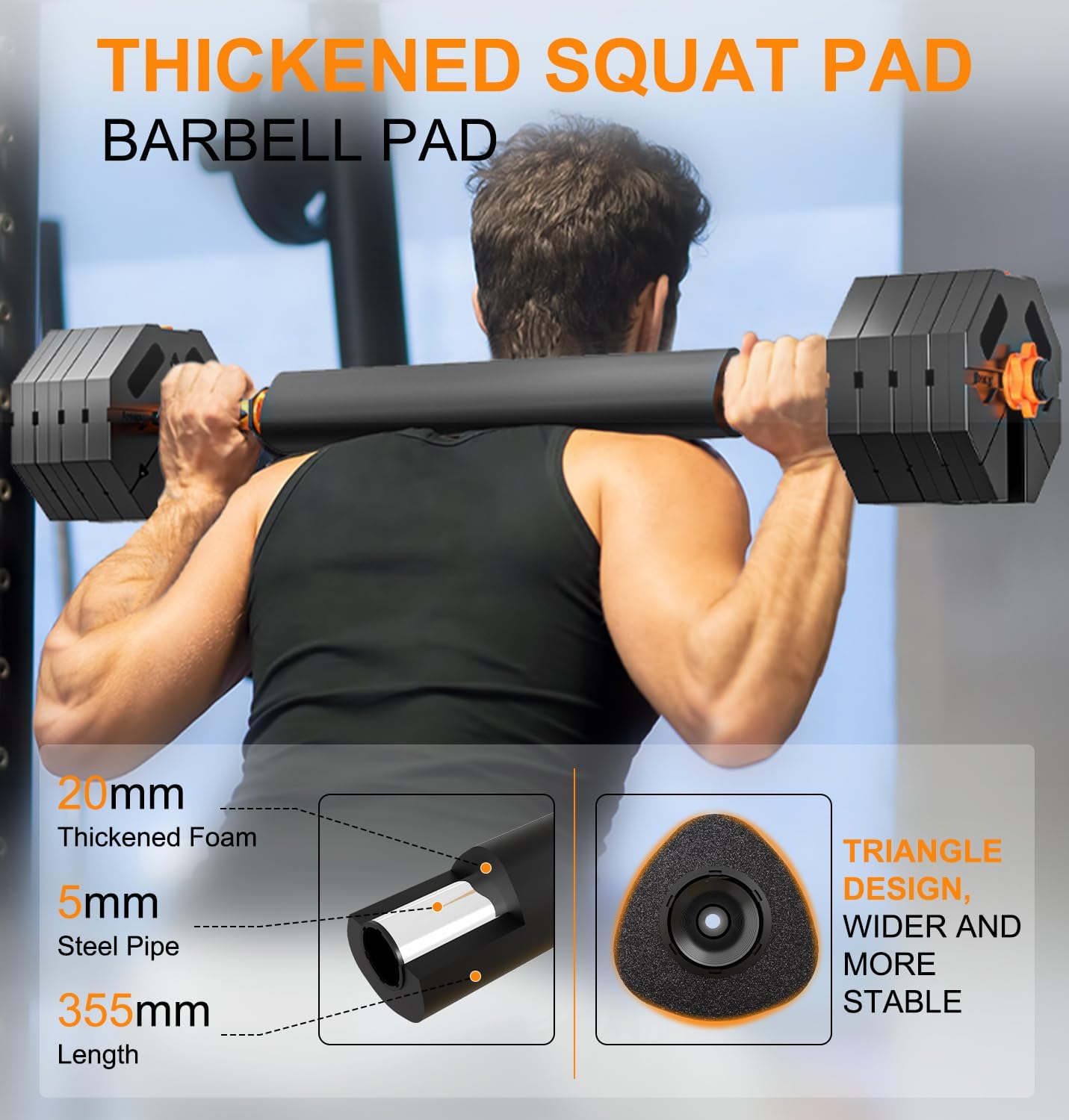 Adjustable Dumbbells Set for Women Men 20LBS/30LBS/40LBS/60LBS Weight Set with Connector, 5 in 1 Free Weights Dumbbells Set for Barbell Kettlebells Weightlift Push Up Fitness Exercises for Home Gym