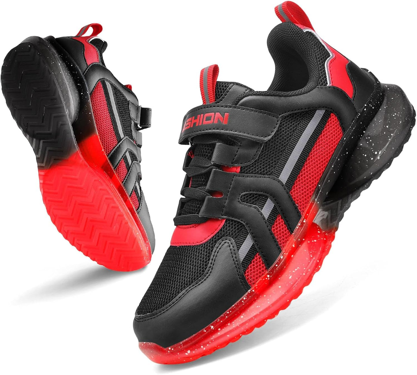 WETIKE Boy's Shoes Mesh Slip on Lightweight Running Sneakers