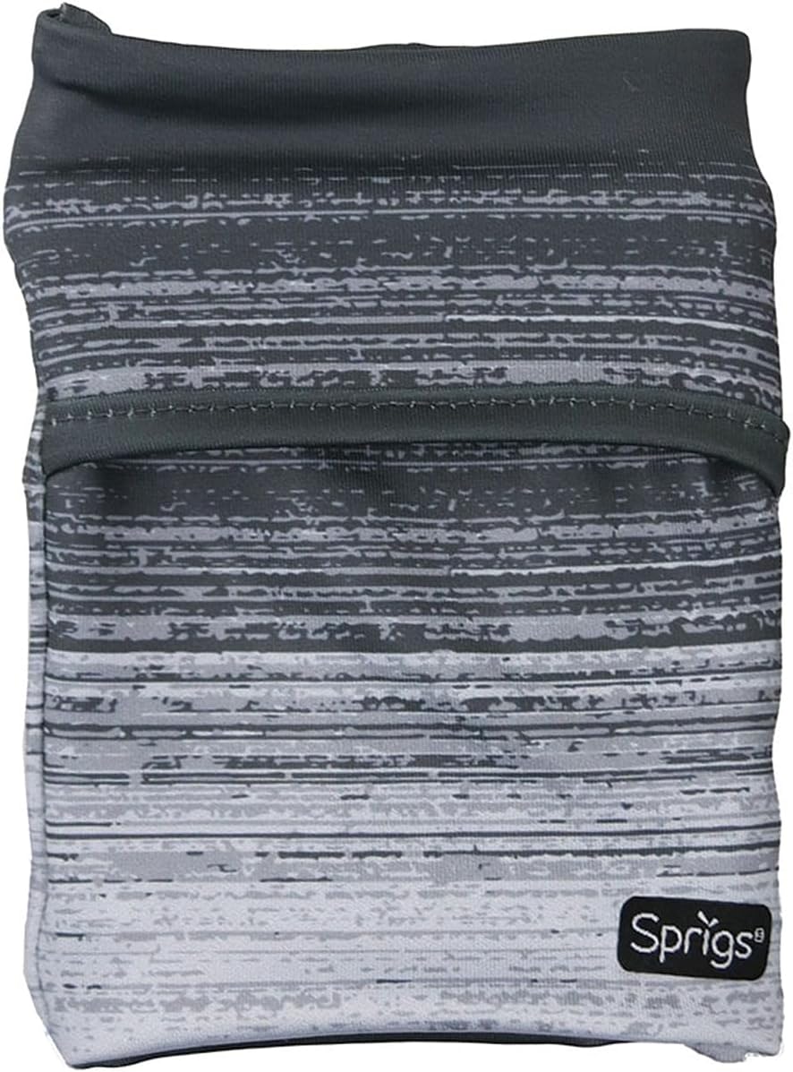 Sprigs Banjees 2 Pocket Wrist Wallet/Wrist Band/Wrist Pocket for Travel, Walking, & Running. Wallet Pouch That Holds Cash, Card, ID's, and More