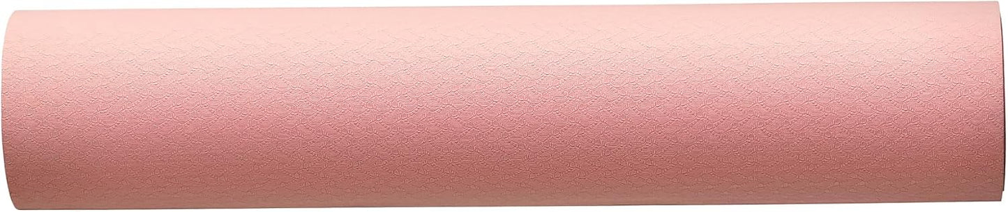 Amazon Basics 1/4 Inch Thick TPE Exercise Yoga Mat with Carrying Strap