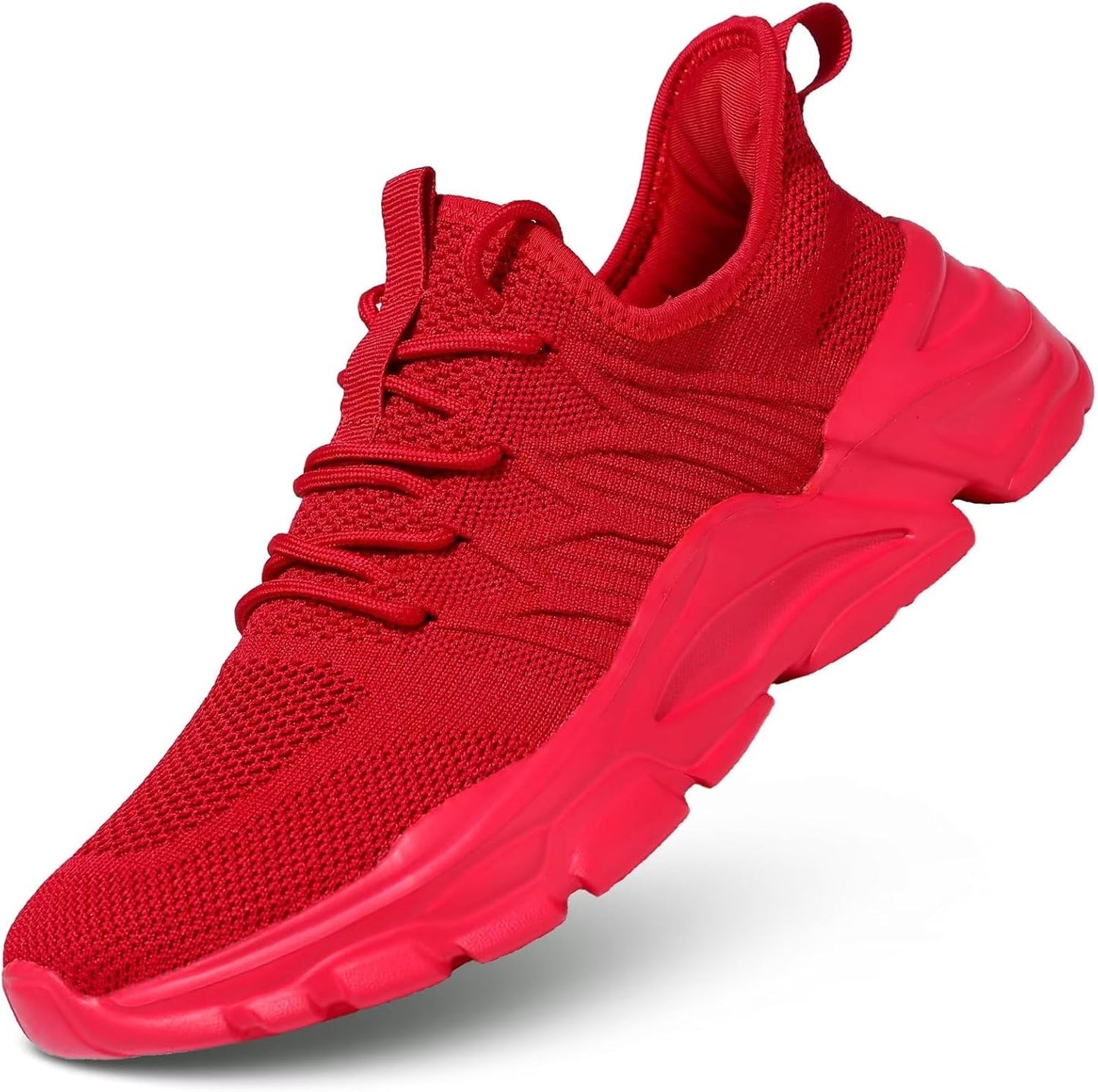 Mens Slip On Running Shoes Athletic Walking Trainers Lightweight Breathable Mesh Tennis Sneakers