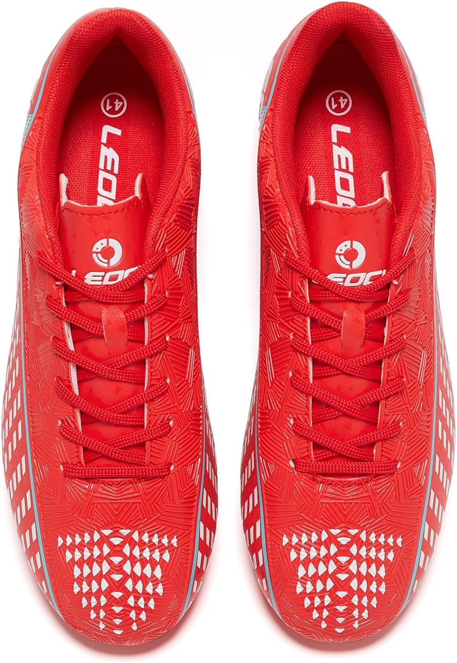 Soccer Cleats for Men's and Women's Outdoor Unisex Football Shoes Firm Rugby Boots