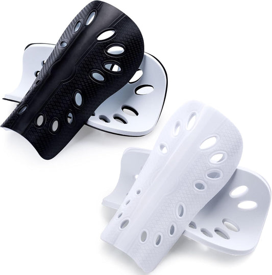 ANCIRS 2 Pair Soccer Shin Guards for Youth, Breathable Shin Guard Sleeves for Football Games, Protective EVA Cushion for Youth Men & Women