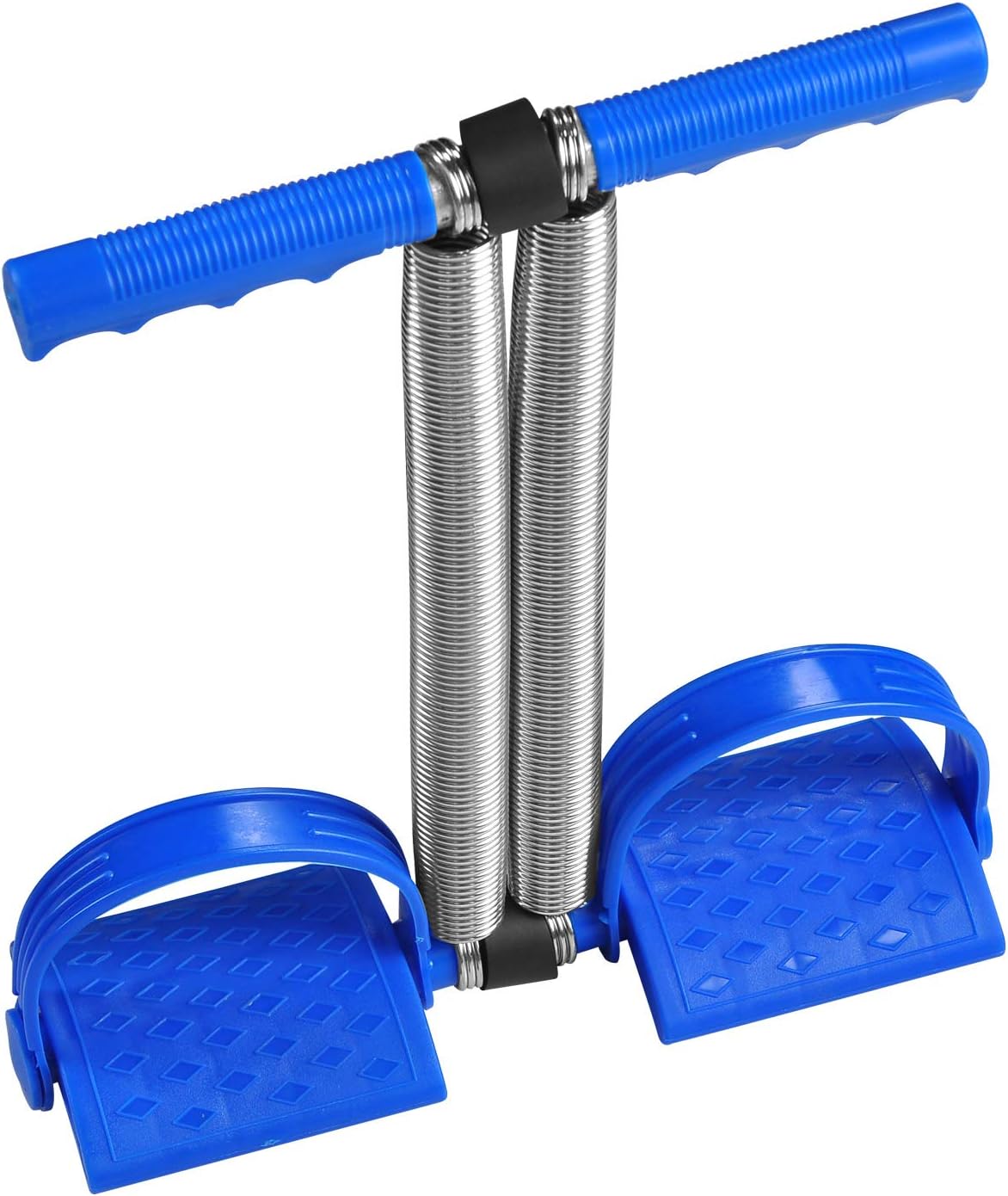 Elastic Sit Up Equipment, Pull Rope Dual Spring Tension Foot Pedal Sit Up Equipment for Abdominal, Leg Exerciser Tummy Trimmer Sport Fitness Slimming Training Bodybuilding at Home Gym