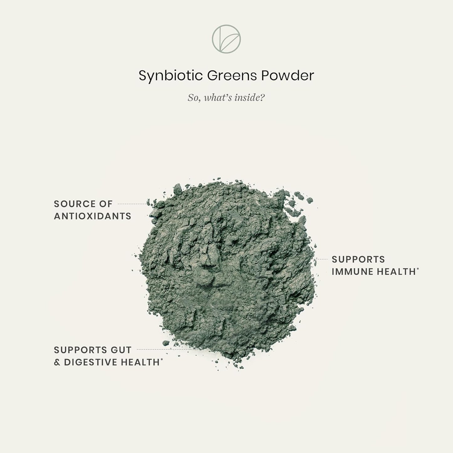 Perelel Synbiotic Greens Powder, Superfood Blend with Fruits, Vegetables, Probiotics, Fiber, Spirulina & Chlorella, Daily Greens Supplement, Soy & Gluten Free, Non GMO, Acai Berry Flavor, 30 Servings