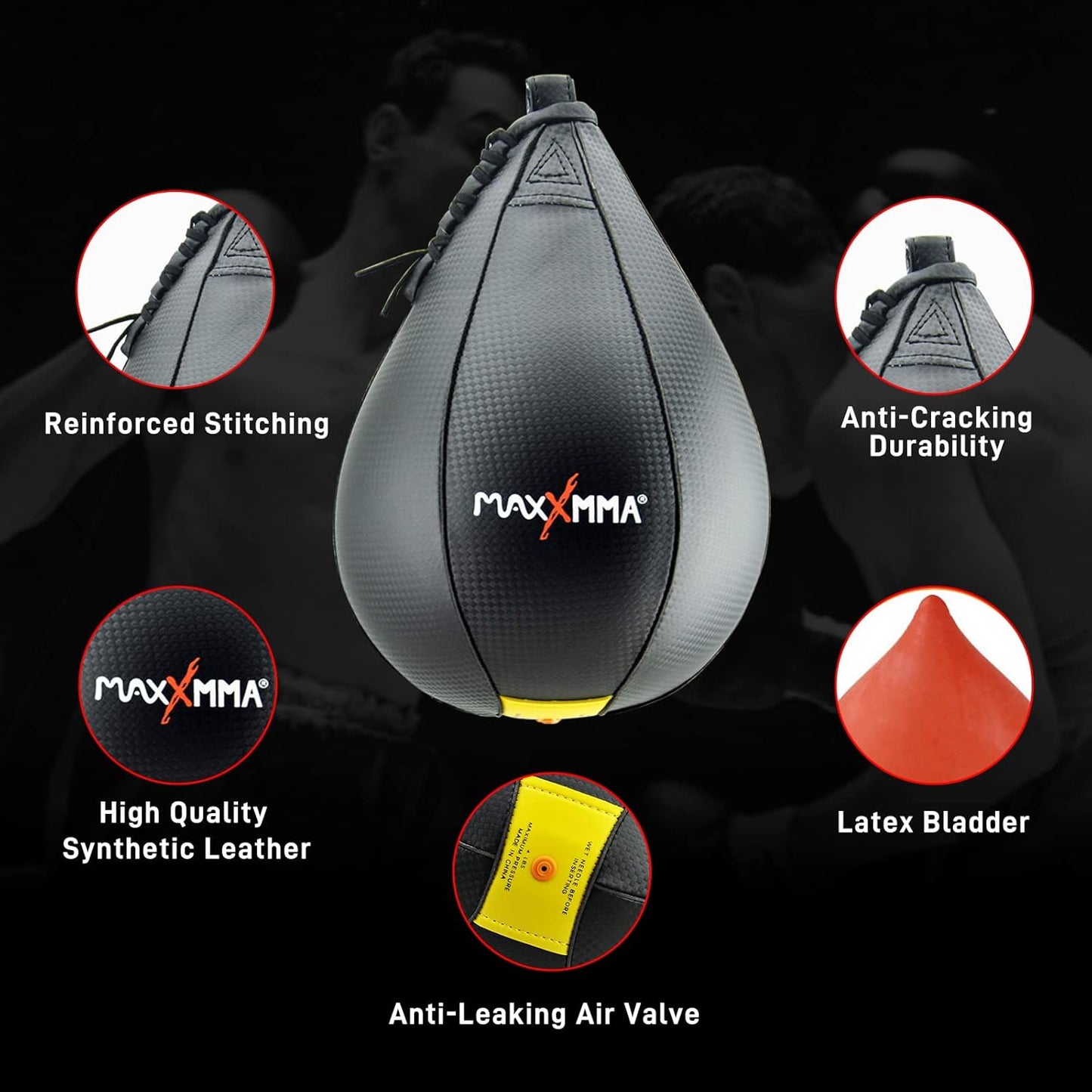 MaxxMMA Speed Bag - Type II - Size L (10" x 7")