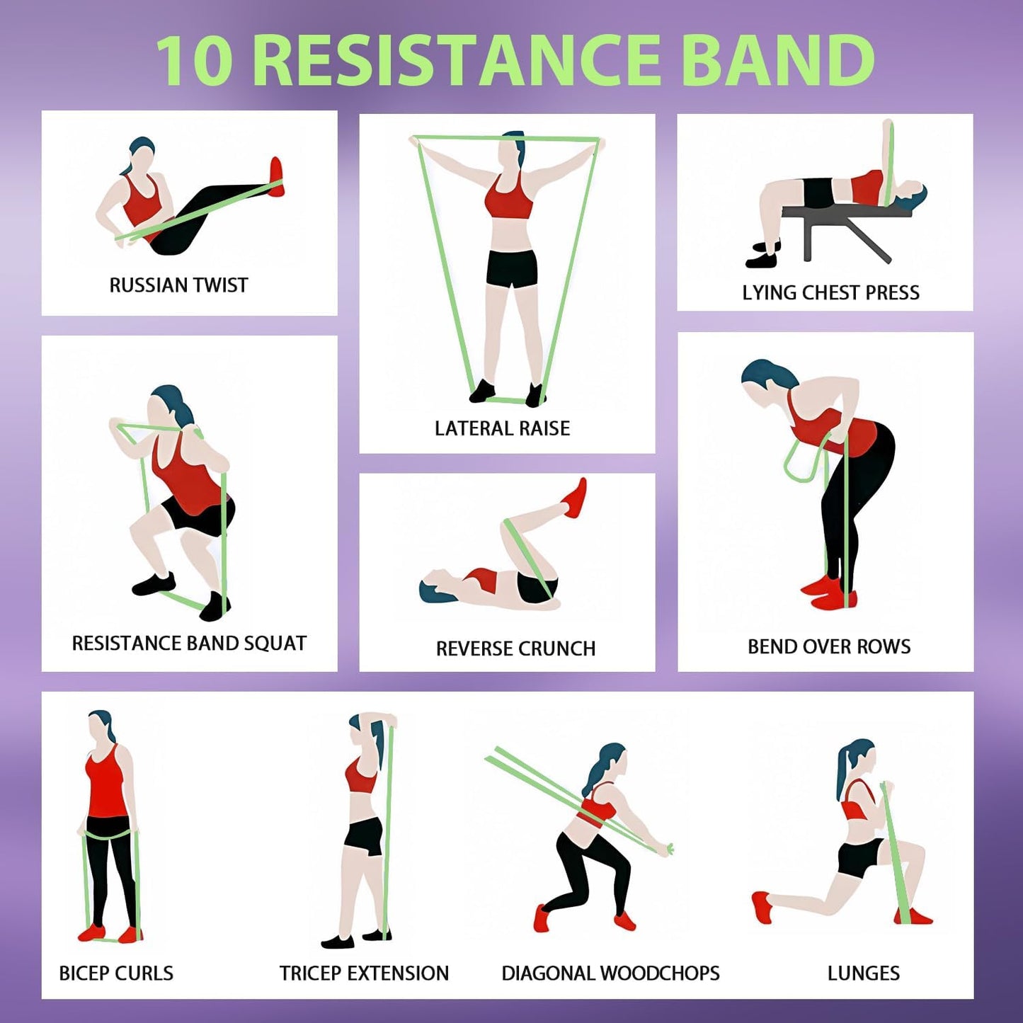 LEEKEY Resistance Bands Set for Pull-Up Assistance & Full-Body Training, Multi-Level Exercise Bands with Bag for Home Workouts, Physical Therapy, Strength Training (Men/Women)