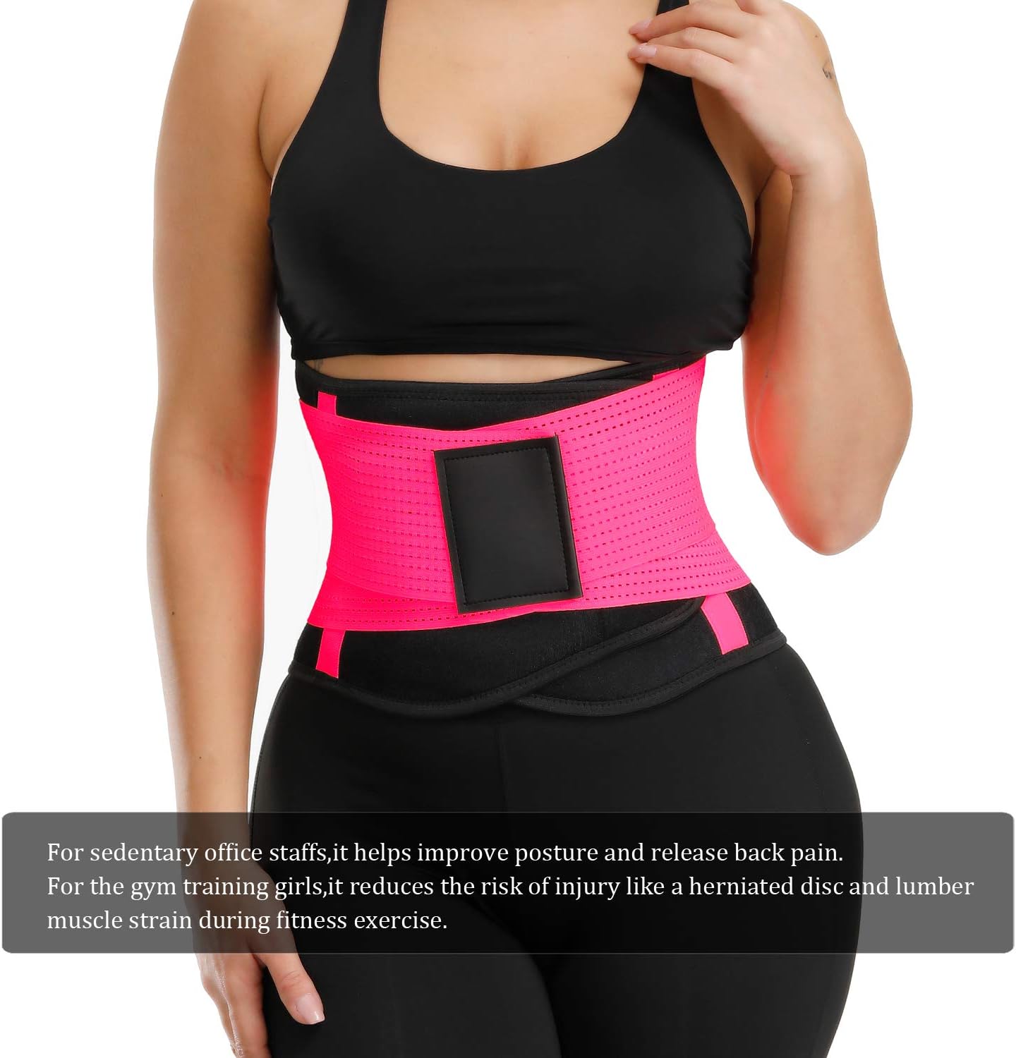 VENUZOR Waist Trainer Belt for Women - Waist Cincher Trimmer - Slimming Body Shaper Belt - Sport Girdle Belt (UP Graded)
