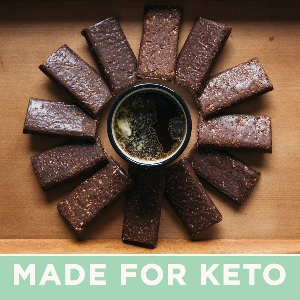 KETO BARS : The Original High Fat, Low Carb, Ketogenic Bar. Gluten Free, Homemade with simple ingredients. [Mint Chocolate, 10 Pack]