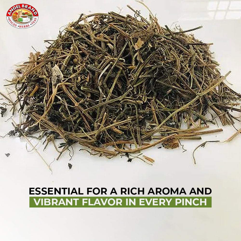 Angel Brand Dried Cerasse Leaves 0.25 0z Pouch Pack of 3 - Melon Bitter Leaf Spice Derived from Melon Plant - Provides Health Benefits - Offers Slightly Bitter & Robust Flavor