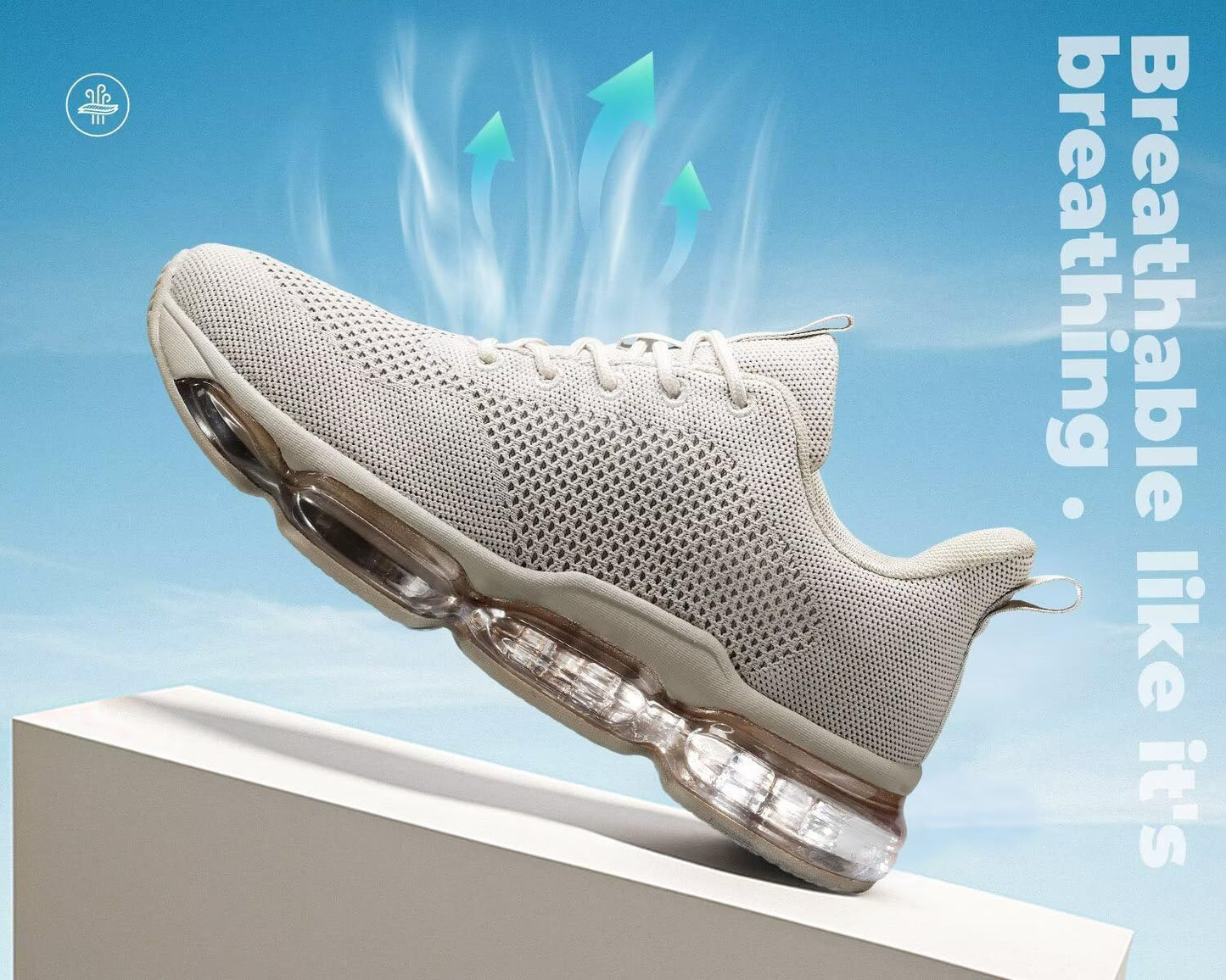 Men's Air Cushion Running Shoes Breathable Tennis Fashion Sneakers Non Slip Workout Casual Sport Shoes Gym Training Comfortable Walking Shoes