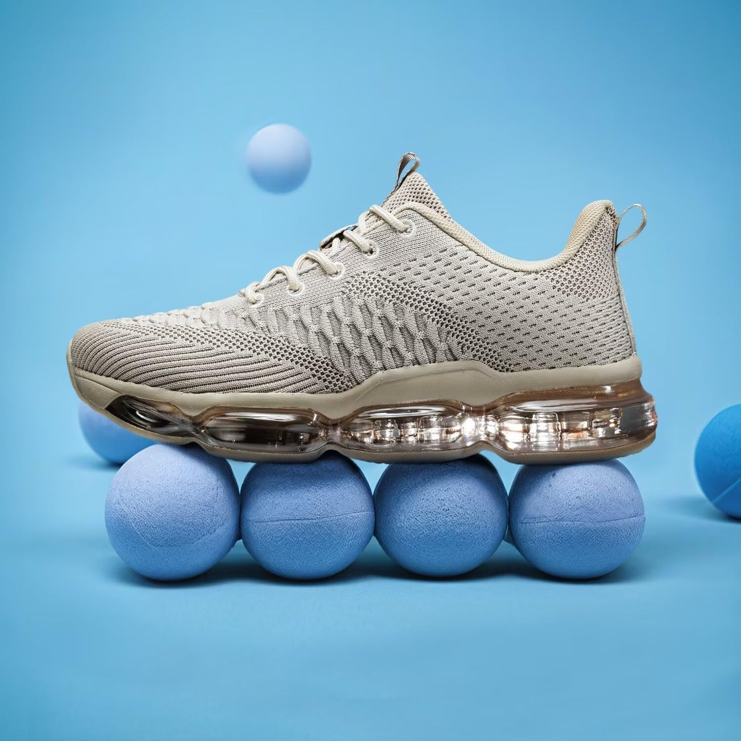 Men's Air Cushion Running Shoes Breathable Tennis Fashion Sneakers Non Slip Workout Casual Sport Shoes Gym Training Comfortable Walking Shoes