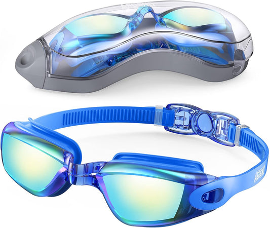 Aegend Swim Goggles, Swimming Goggles No Leaking Full Protection Adult Men Women Youth