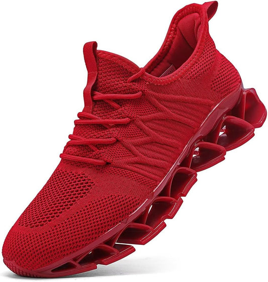 Mens Slip on Walking Running Shoes Blade Tennis Casual Fashion Sneakers Comfort Non Slip Work Sport Athletic Trainer