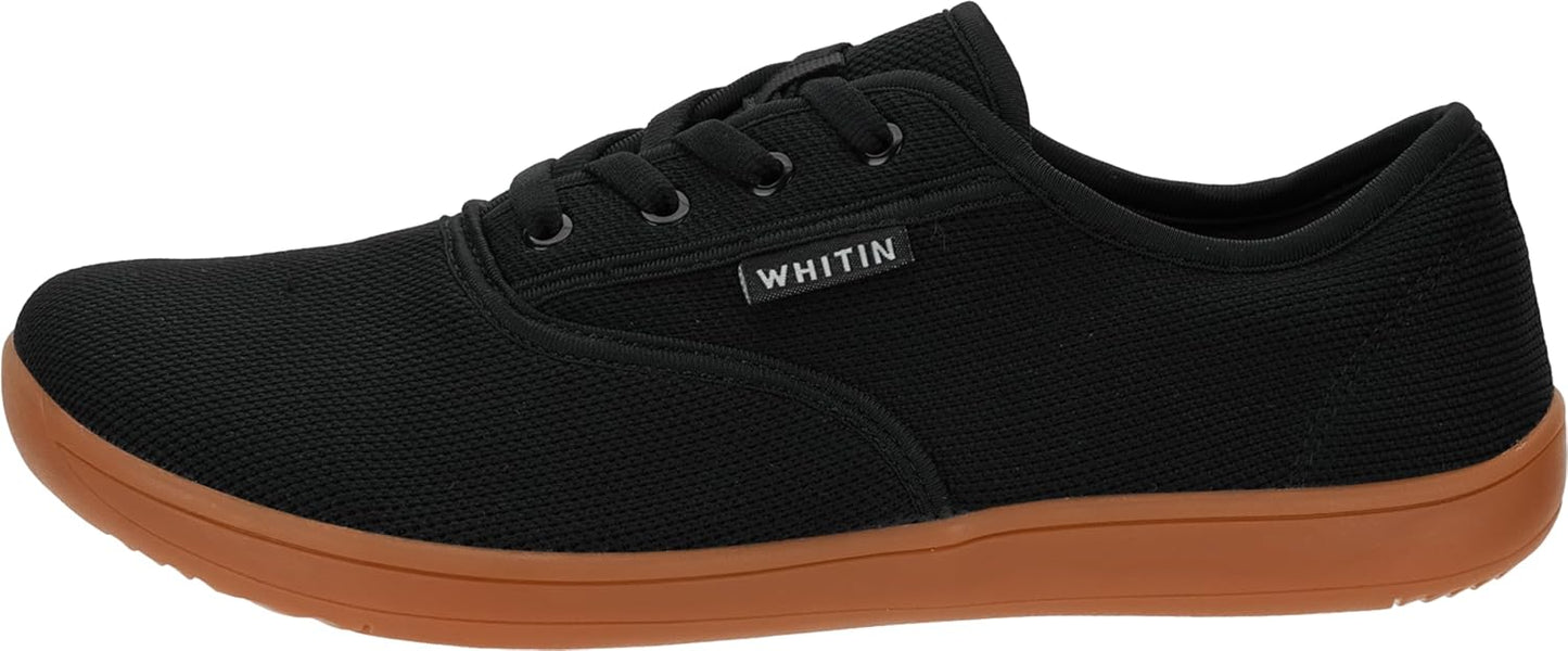 WHITIN Men's Wide Minimalist Barefoot Sneakers | Zero Drop Sole | Optimal Relaxation
