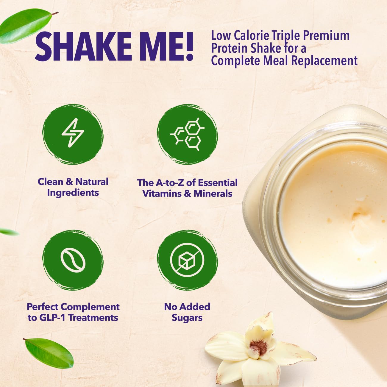 VIVRI 10-Day Challenge | Vanilla | Complete Nutrition System for Weight Loss, Full-Body Health & Energy | 20 Meals with Premium Triple Protein, Coffee Alternative & Gut Cleanse | With Shaker