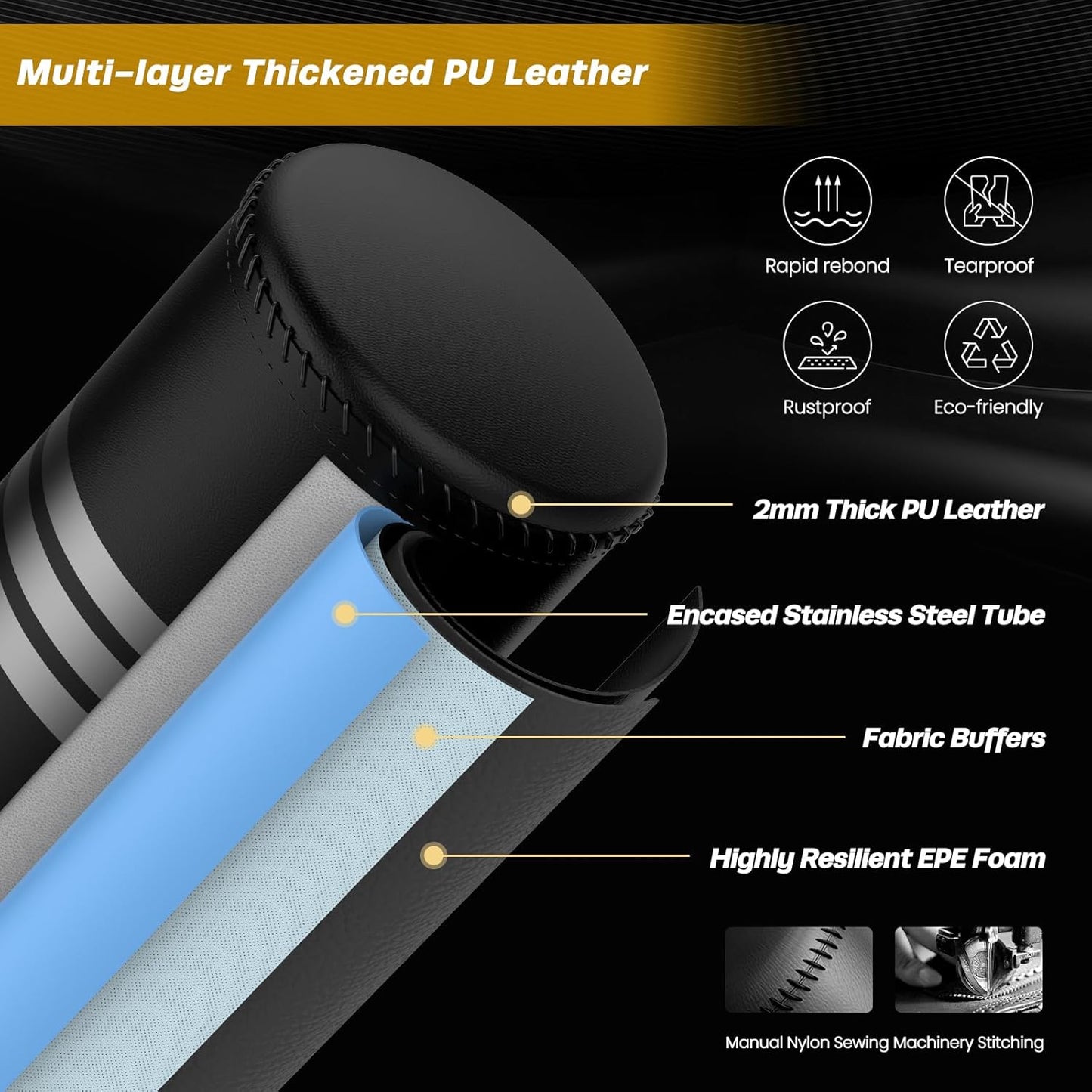 Dripex Freestanding Punching Bag, Heavy Boxing Bag with Stand for Adult Youth - Men Standing Boxing Punch Bag for Home Gym Workout