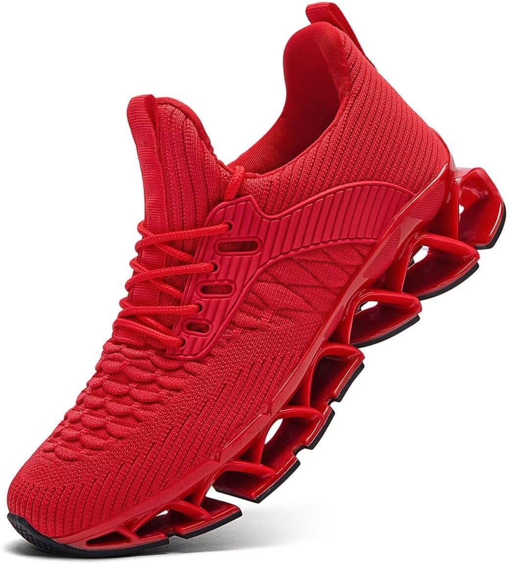 Mens Slip on Walking Running Shoes Blade Tennis Casual Fashion Sneakers Comfort Non Slip Work Sport Athletic Trainer