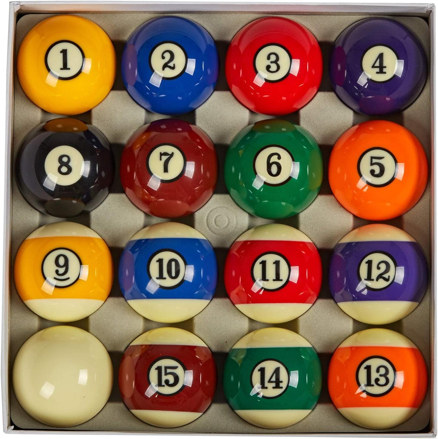 Collapsar AAA Grade Billiard Pool Ball Set,2-1/4" Regulation Size & Weight Full 16 Resin Balls(Several Styles Available)