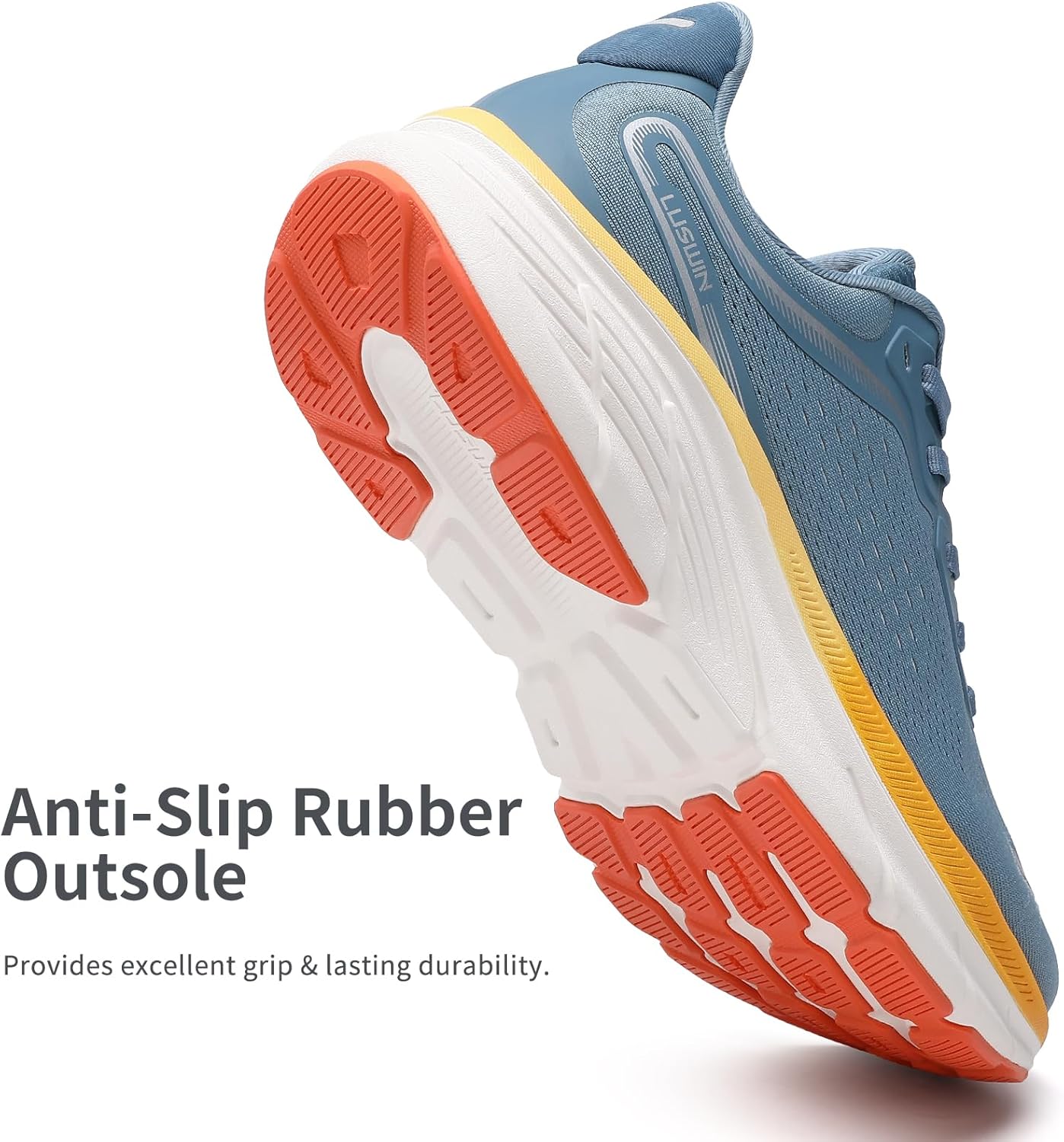 Men's Walking Shoes Lightweight Breathable Cushioning Running Shoes Athletic Tennis Workout Gym Non Slip Comfortable Fashion Sneakers