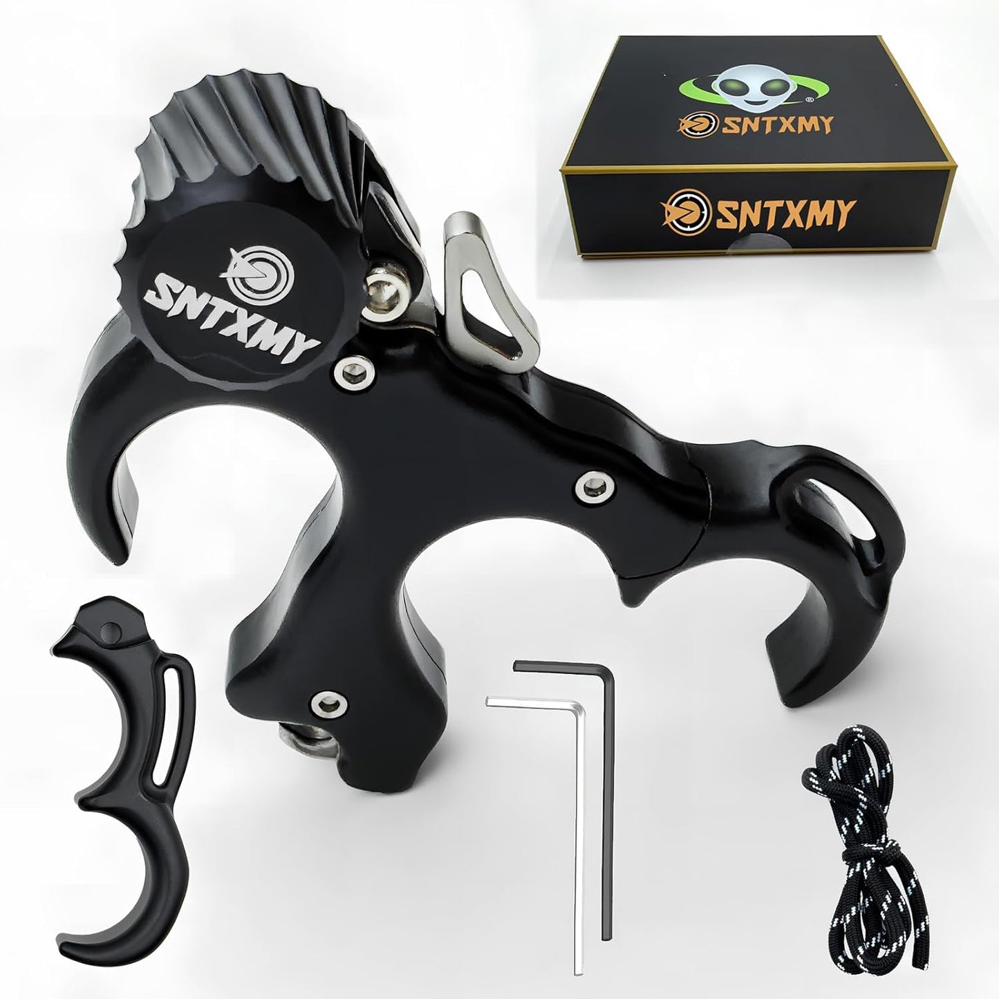 Bow Release for Compound Bow 360° Rotatable Thumb Release for Compound Bow Archery Trigger Release