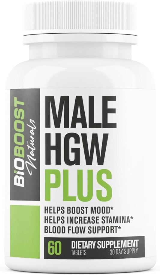 Male Horny Goat Weed PLUS 8 Ingredients - Performance Pills for Men w/ Fast Acting Blood Flow to Boost Energy, Gain Muscle, Assist Circulation | 9 Smart Ingredients | 3rd Party Tested - 60 Capsules